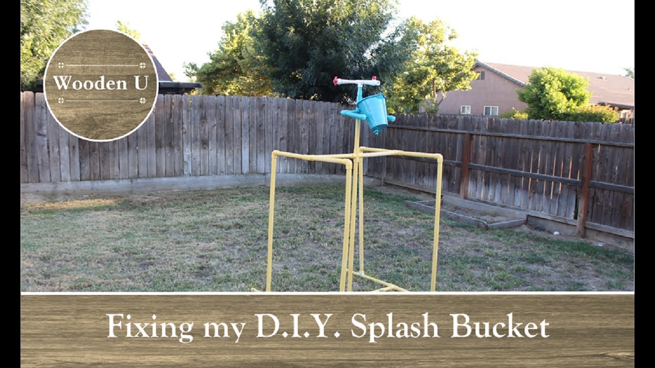 Fixing my D.I.Y. Splash Bucket - Wooden U
