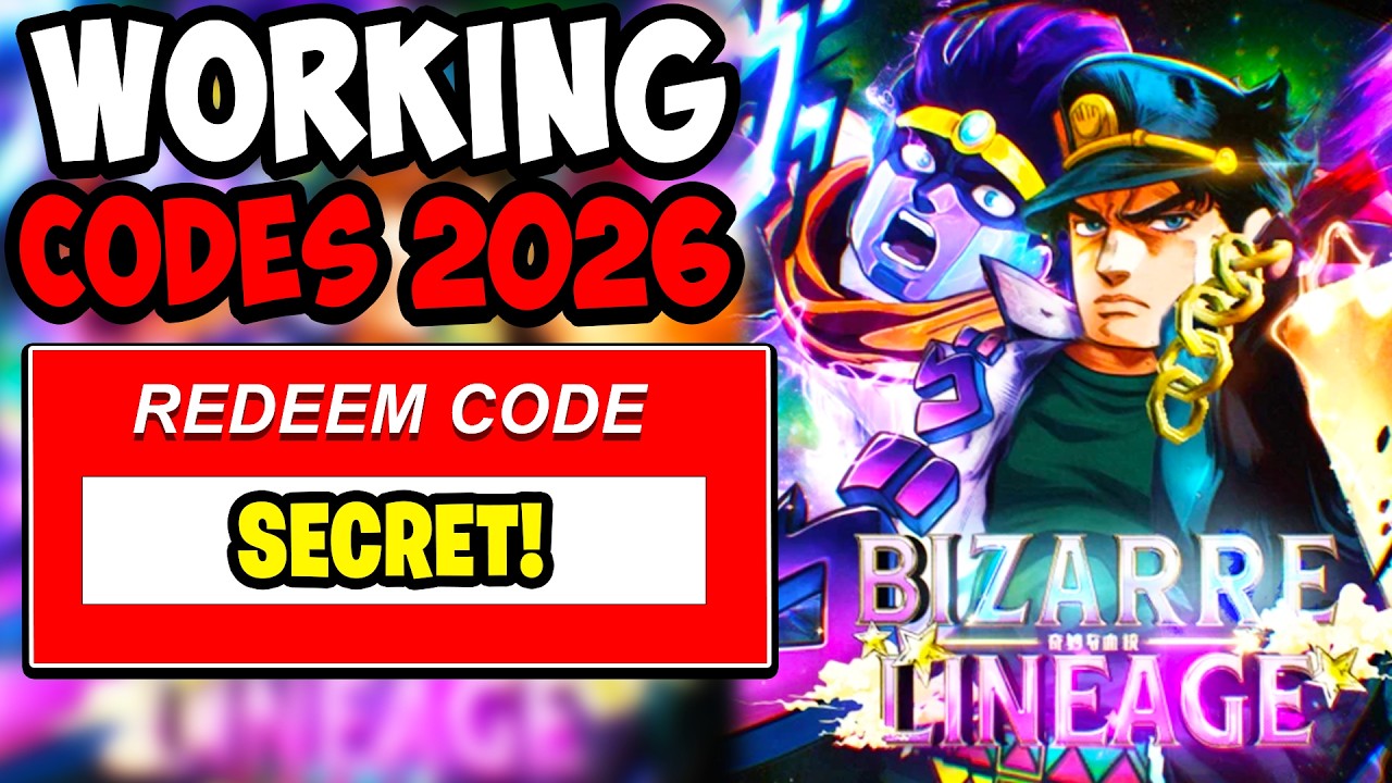*NEW* ALL WORKING CODES FOR BIZARRE LINEAGE IN 2026! ROBLOX BIZARRE LINEAGE CODES