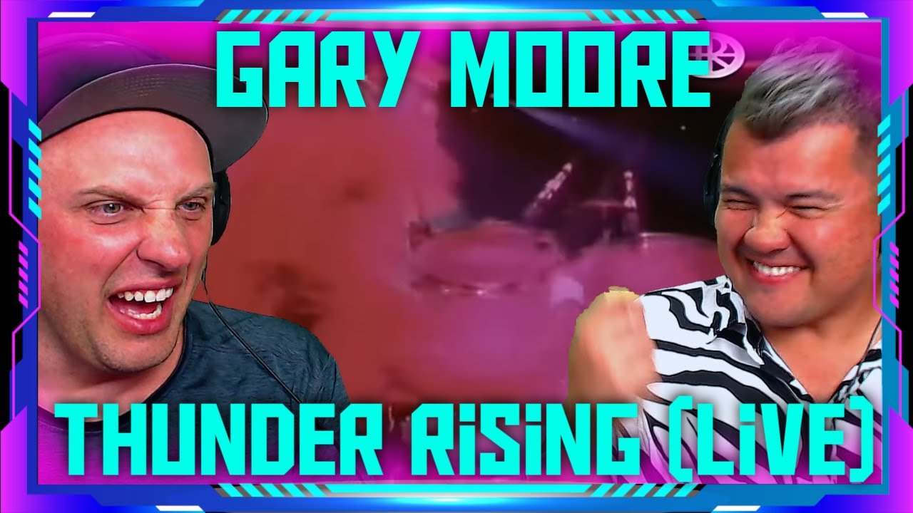 Reaction To Gary Moore - 1987 - 2. Thunder Rising | THE WOLF HUNTERZ REACTIONS Travis and Jon