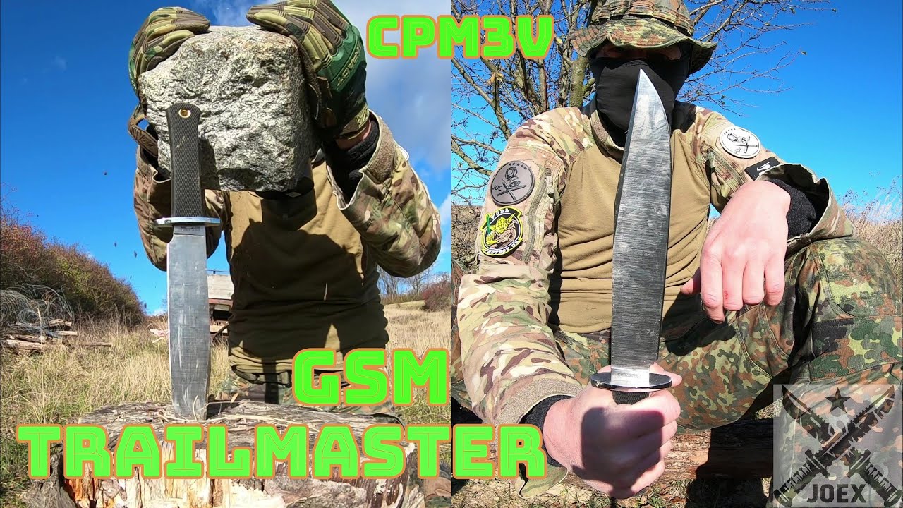 COLD STEEL TRAILMASTER - CPM3V STEEL - GSM EDITION - DESTRUCTION TEST - UNTIL IT BREAKS - IT IS OVER