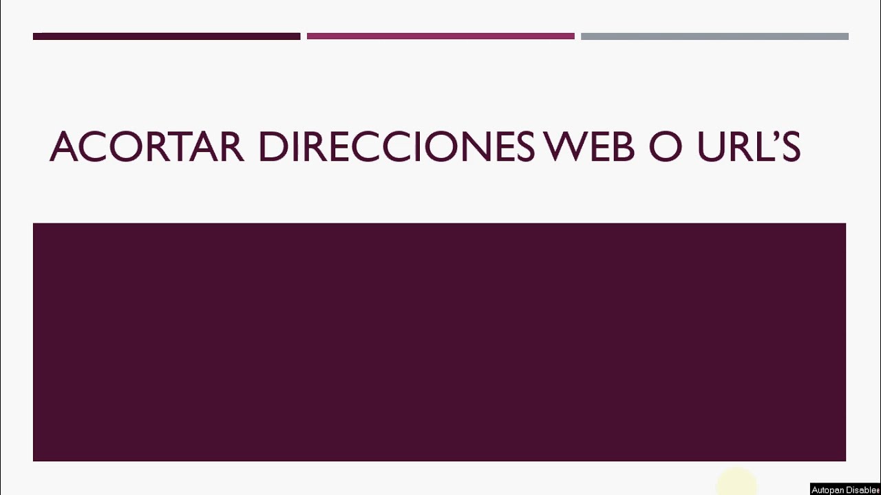 Acortar URL con tiny.cc