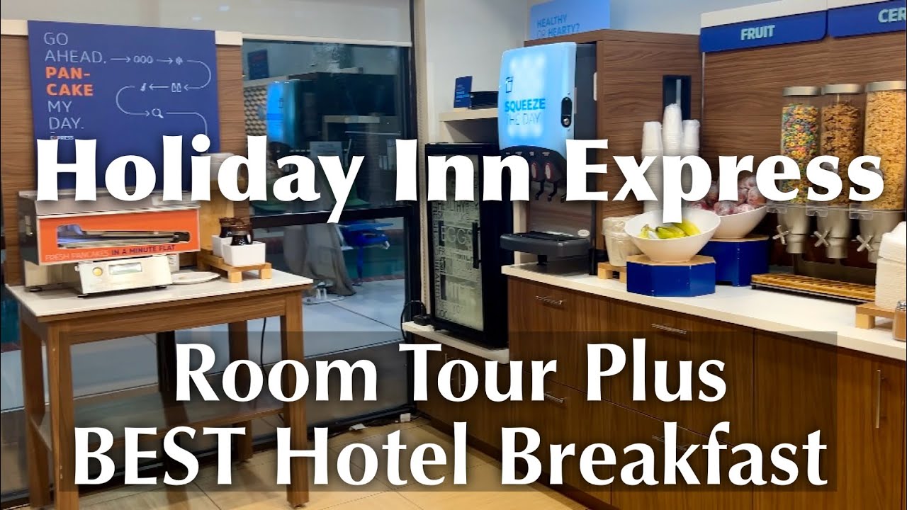 Holiday Inn Express Breakfast & Room Tour - Best Hotel Breakfast!