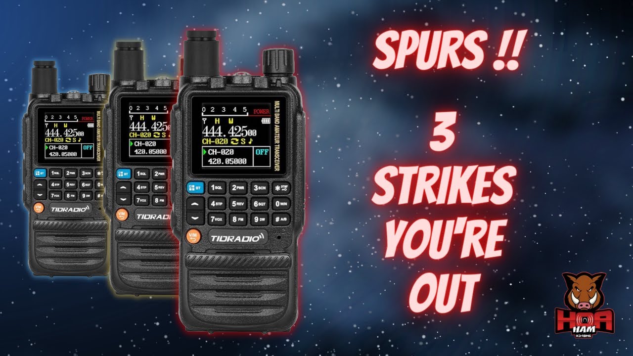 Does the Tidradio TD-H3 have Spurious Emissions -- Tiny, Fully Featured Handheld Transceiver