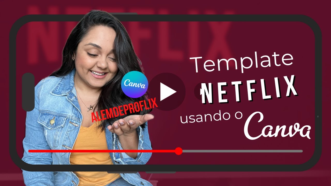 🟢 CRIE UM NETFLIX NO CANVA | MODELO NETFLIX APRESENTAÇÃO