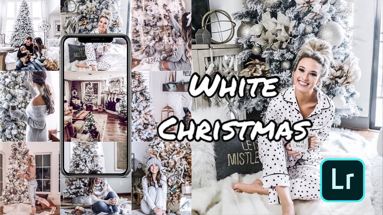 Edit Photo Lightroom Mobile: Easy White Christmas Preset Tutorial 