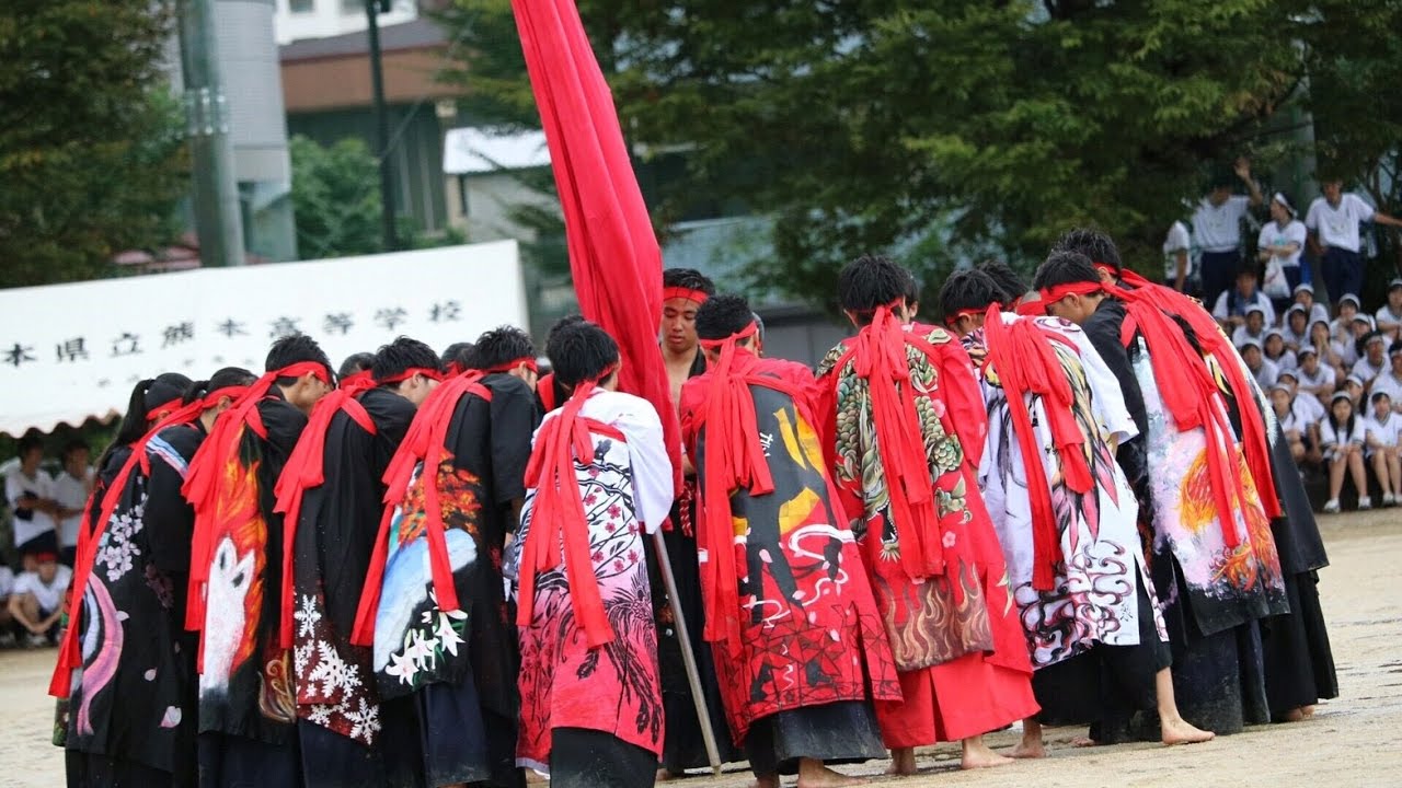 熊本高校体育祭応援団　紅団 2016