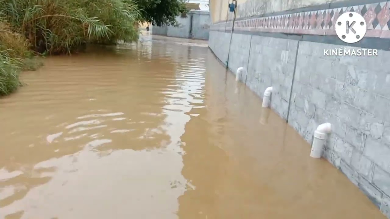 ☔Malak mala men barish hone ke bad ka manzar🌧️🌧️🌊🌊➡️11-07-2022