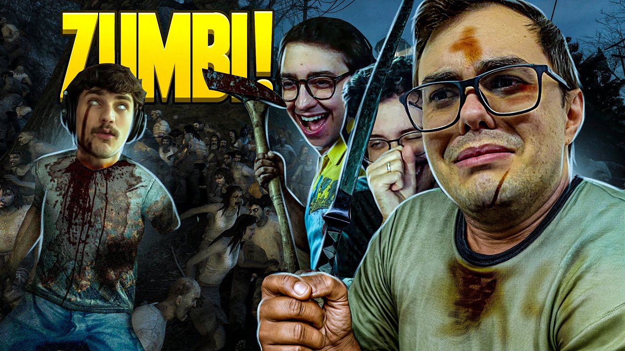 LEFT 4 DEAD EM 2024 COM AMIGOS É REAL - COM ALANZOKA MOUNT E GALAGOL PARTE 1