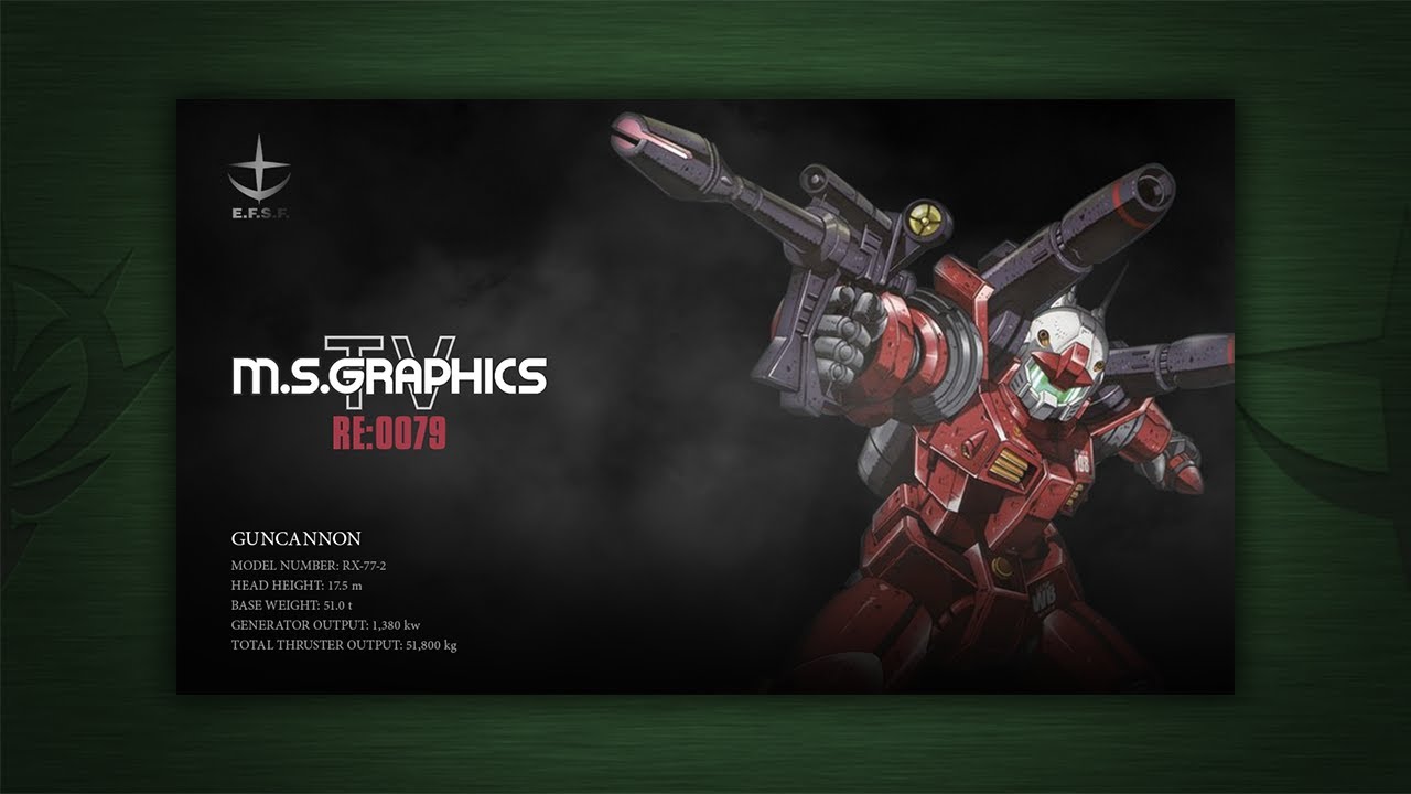 [MSG-TV]RX-77-2 ガンキャノン #ガンキャノンの日