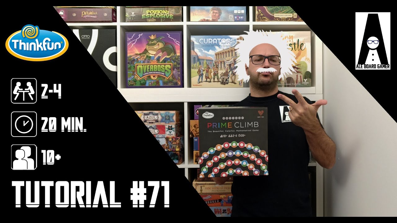 Tutorial #71 (sub ITA): come si gioca a Prime Climb (gioco da tavolo edito da ThinkFun)