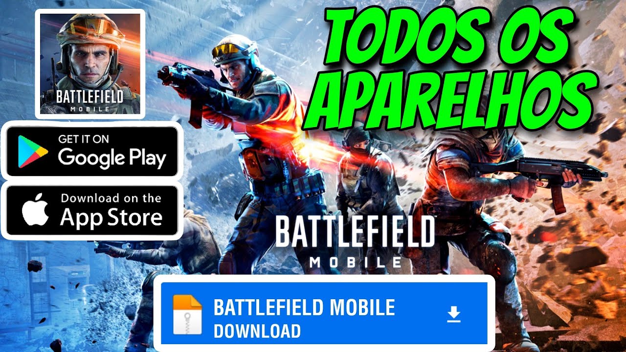 COMO BAIXAR E INSTALAR BATTLEFIELD MOBILE v0-9 ATUALIZADA - Como descarrega Battlefield mobile
