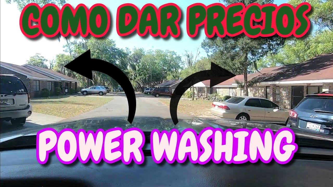 COMO DAR ESTIMADOS DE POWER WASHING