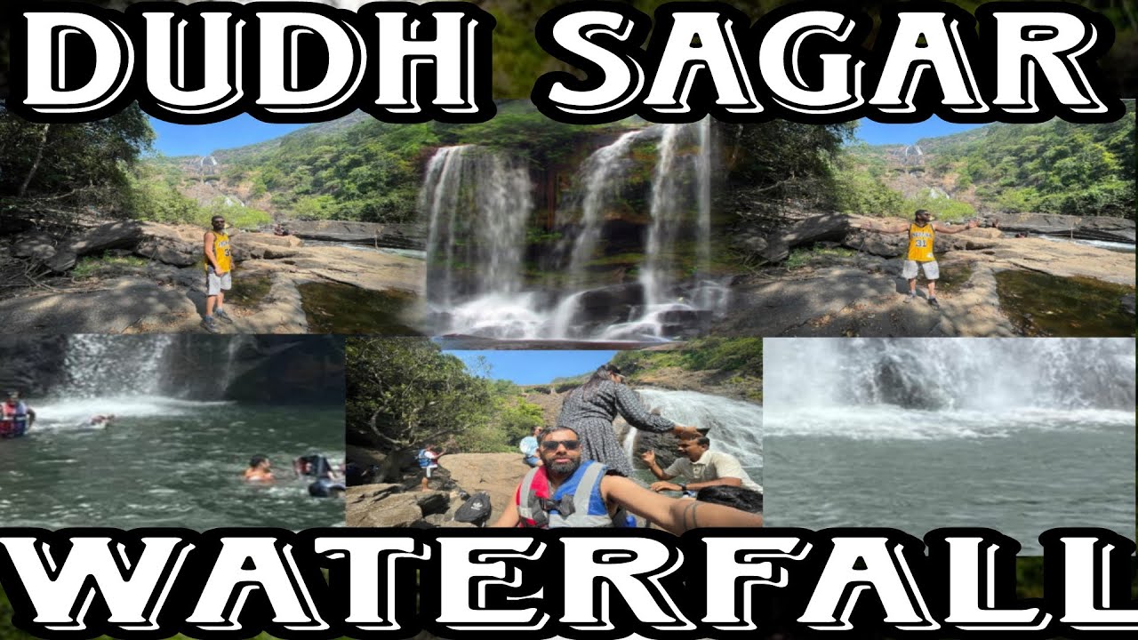 Dudh Sagar Waterfall, Goa #aroravipin #travelforfoodnfun #goalife #southgoa #dudhsagarwaterfalls