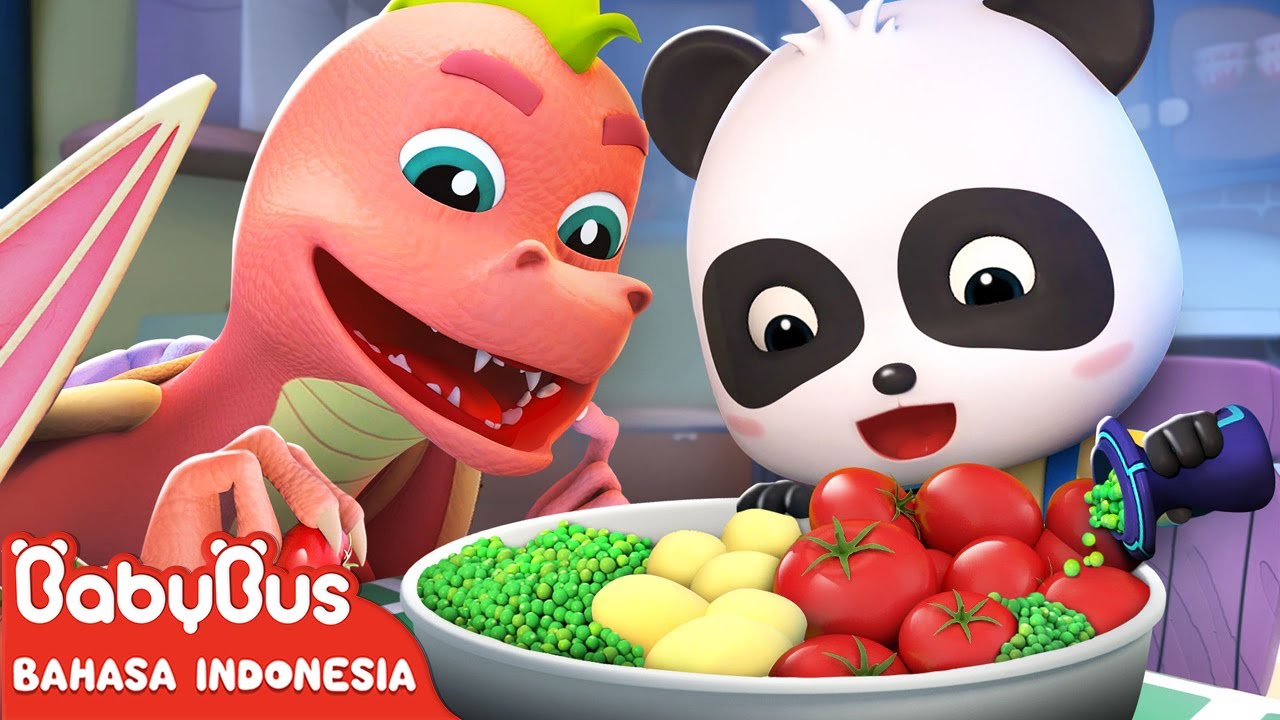 Bayi Panda Benci Sayuran | Kebiasaan Baik | Lagu Lucu | Lagu Anak-anak | BabyBus Bahasa Indonesia