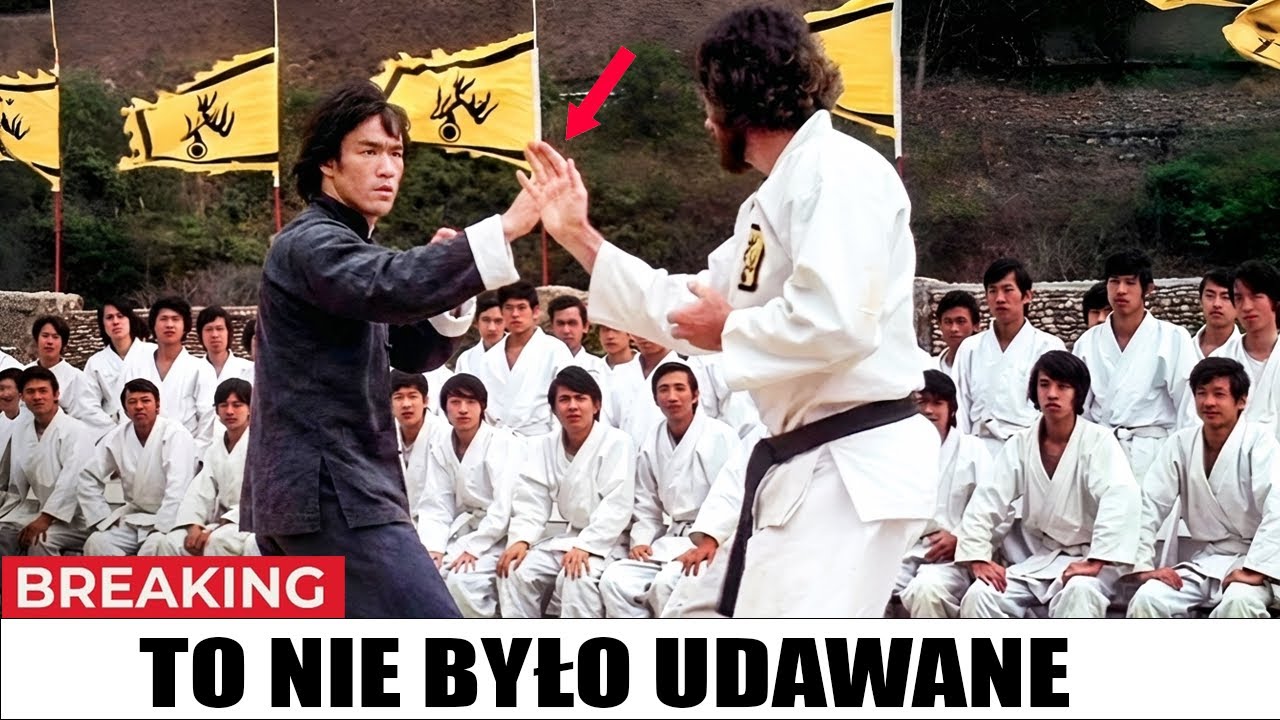 BRUCE LEE kontra ROBERT WALL. Brutalna scena w „WEJŚCIU SMOKA”.