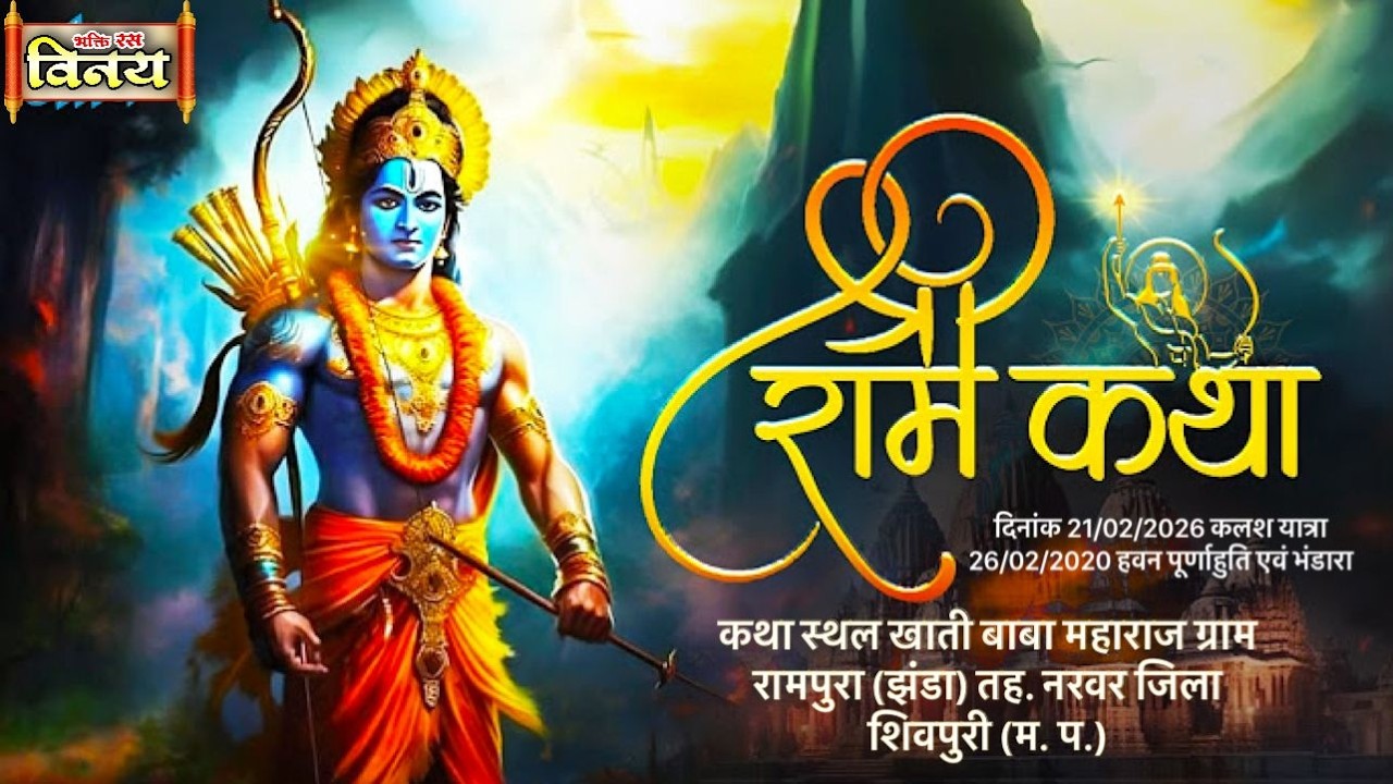 LIVE🩸DAY[5] श्री राम कथा कथा स्थल खाती बाबा महाराज ग्राम रामपुरा (झंडा) तह.नरवर जिला शिवपुरी (म.प.)