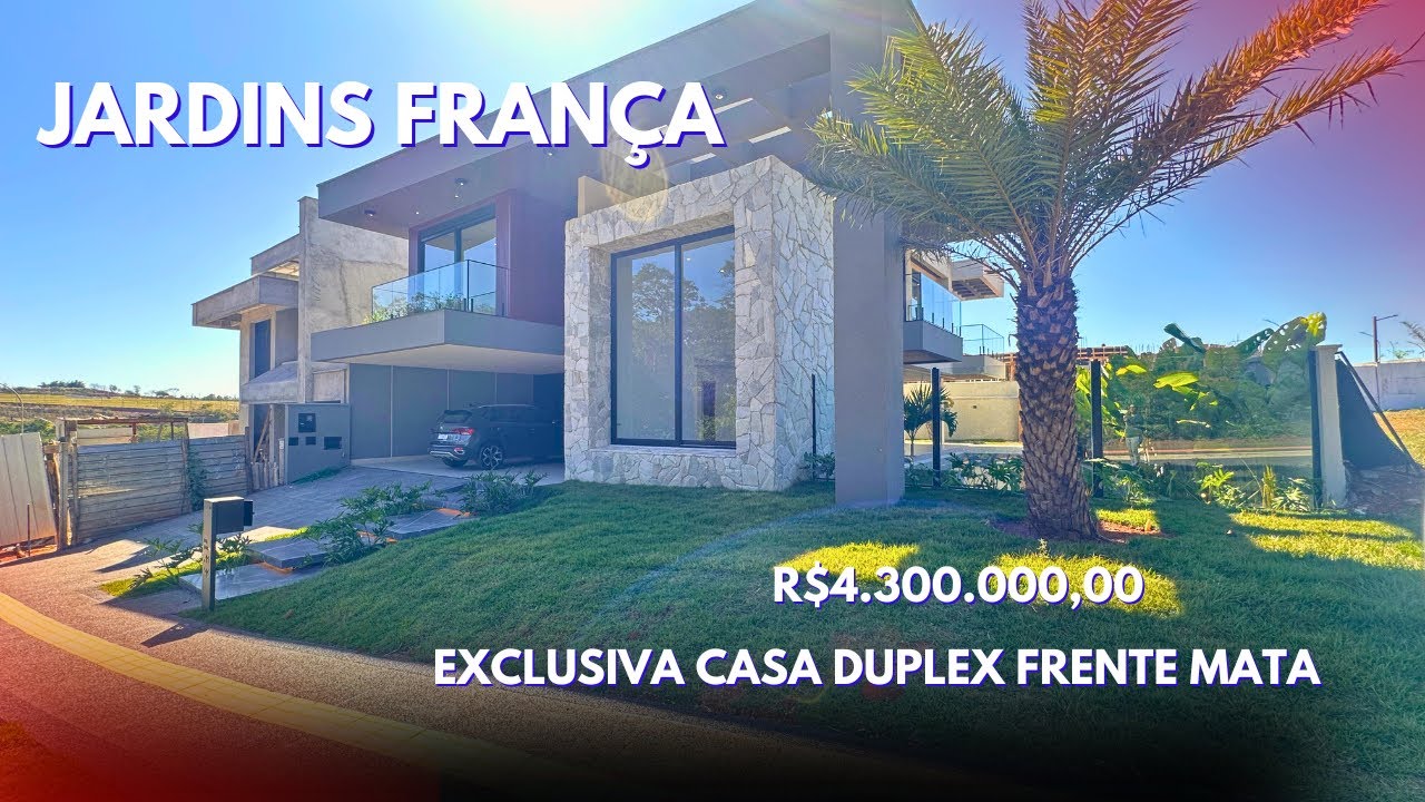 VENDIDA CASA DUPLEX VISTA MATA NO CONDOMÍNIO JARDINS FRANÇA EM GOIÂNIA !!