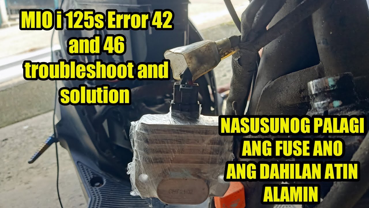 MIO i 125s ERROR 42,46 TROUBLESHOOT