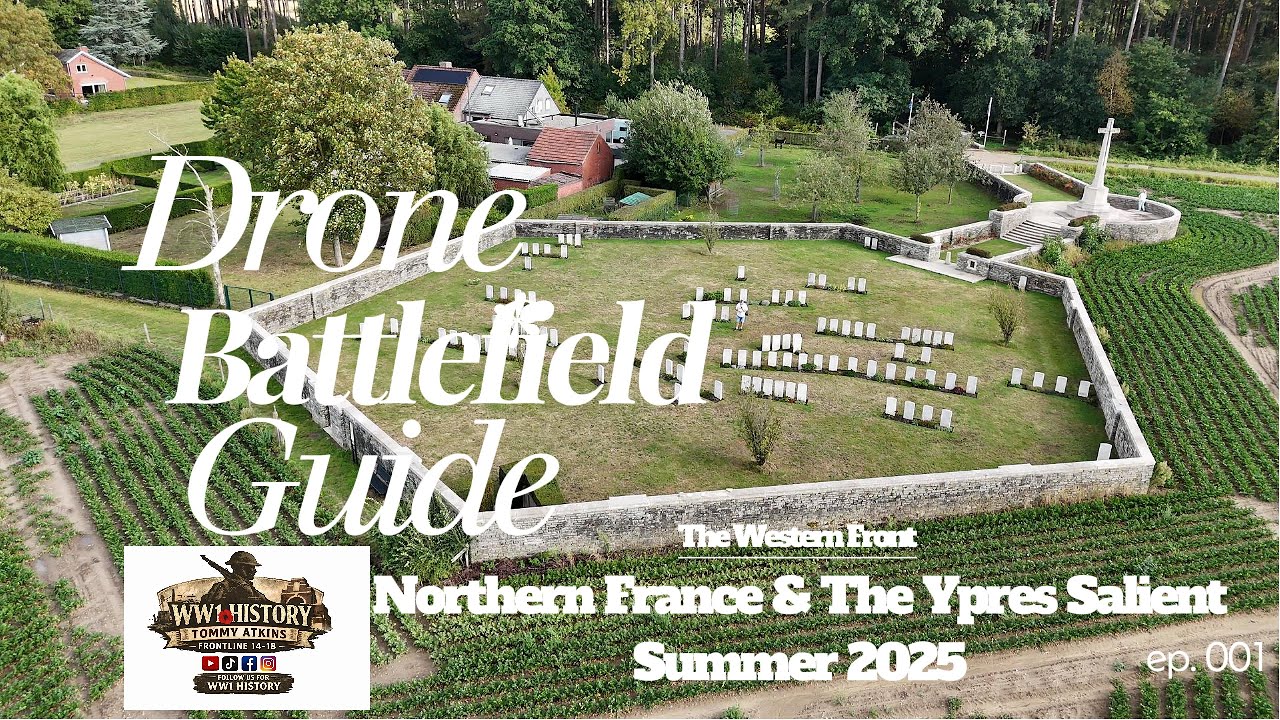 Let Us Always Remember |Western Front Cemeteries from the Air -Summer 2025 Drone Tribute#ww1history
