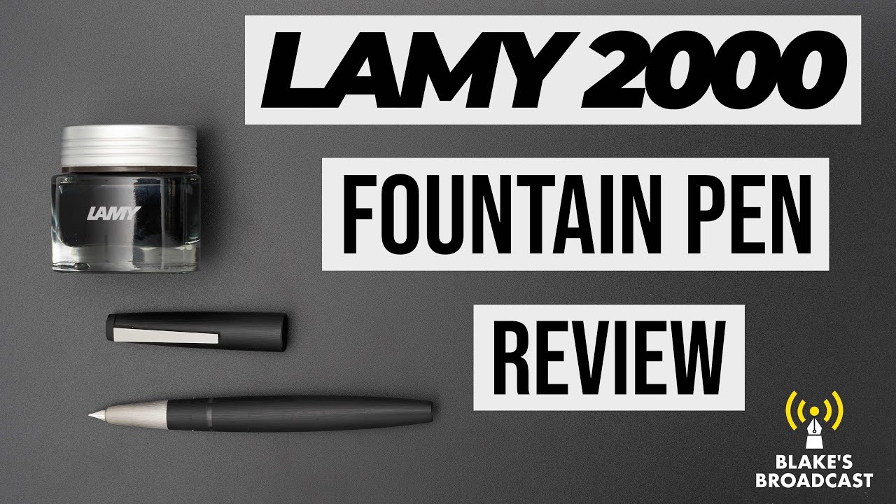 Lamy 2000 Fountain Pen Review