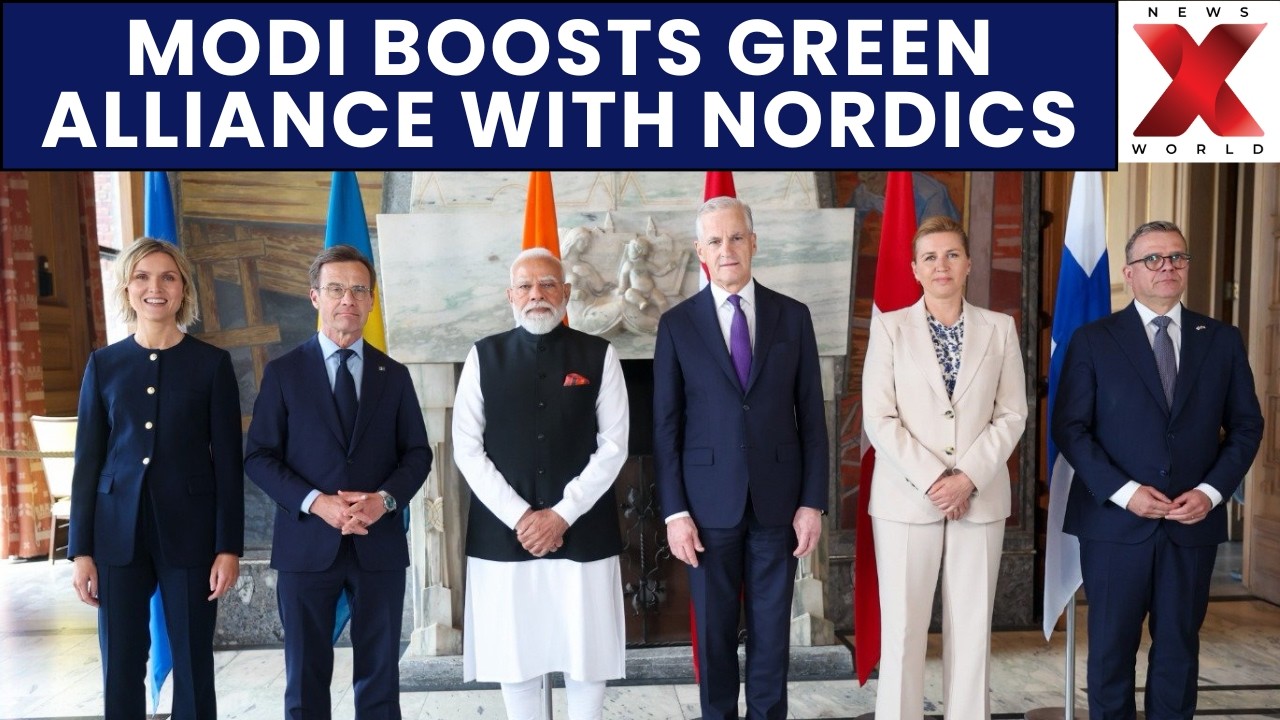 India And Nordic Nations Launch Green Strategic Partnership At Summit | NewsX World