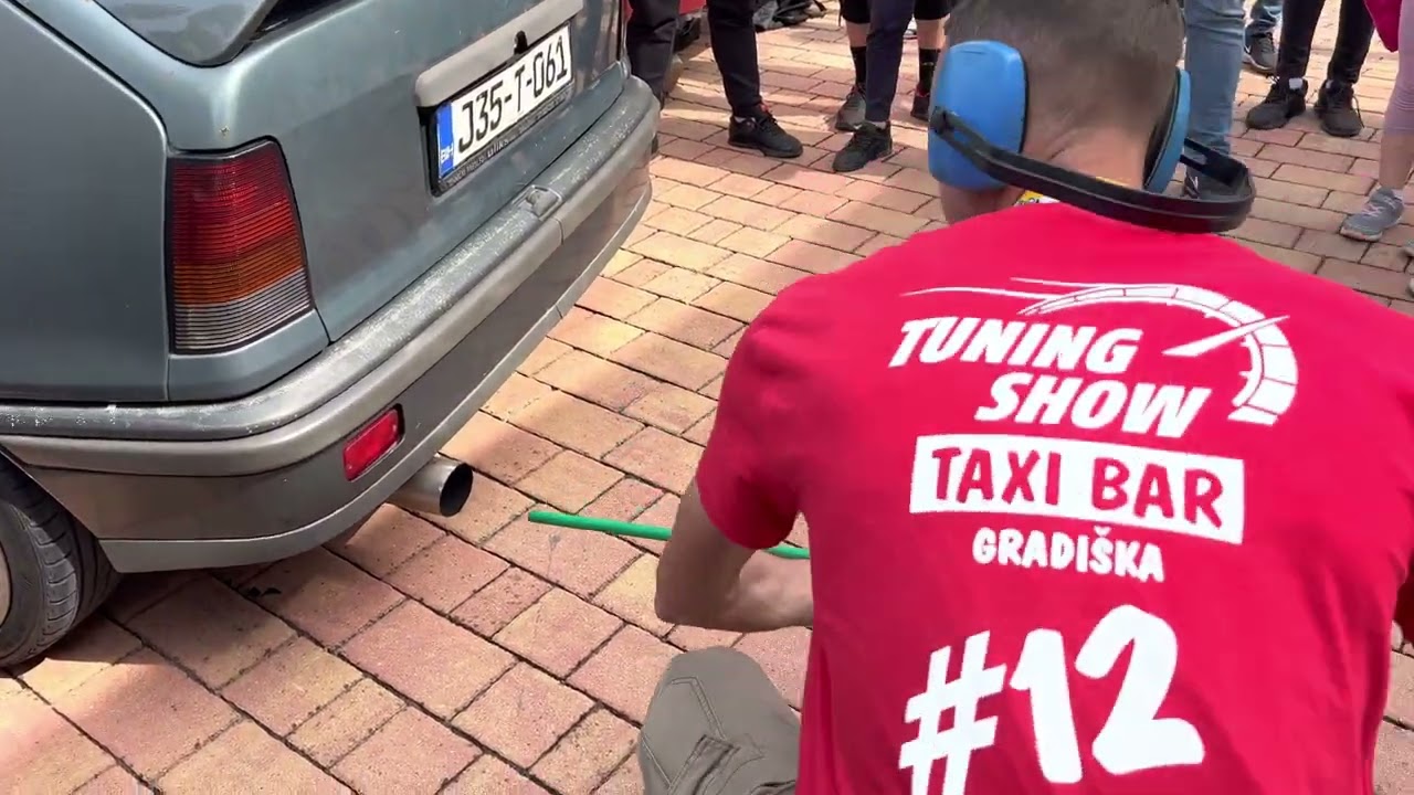 Opel Kadett GSI c20xe exhaust sound 120db