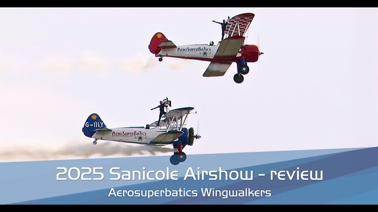 International Sanicole Wingwalkers 2025 Highlights: Aerosuperbatics Wingwalkers