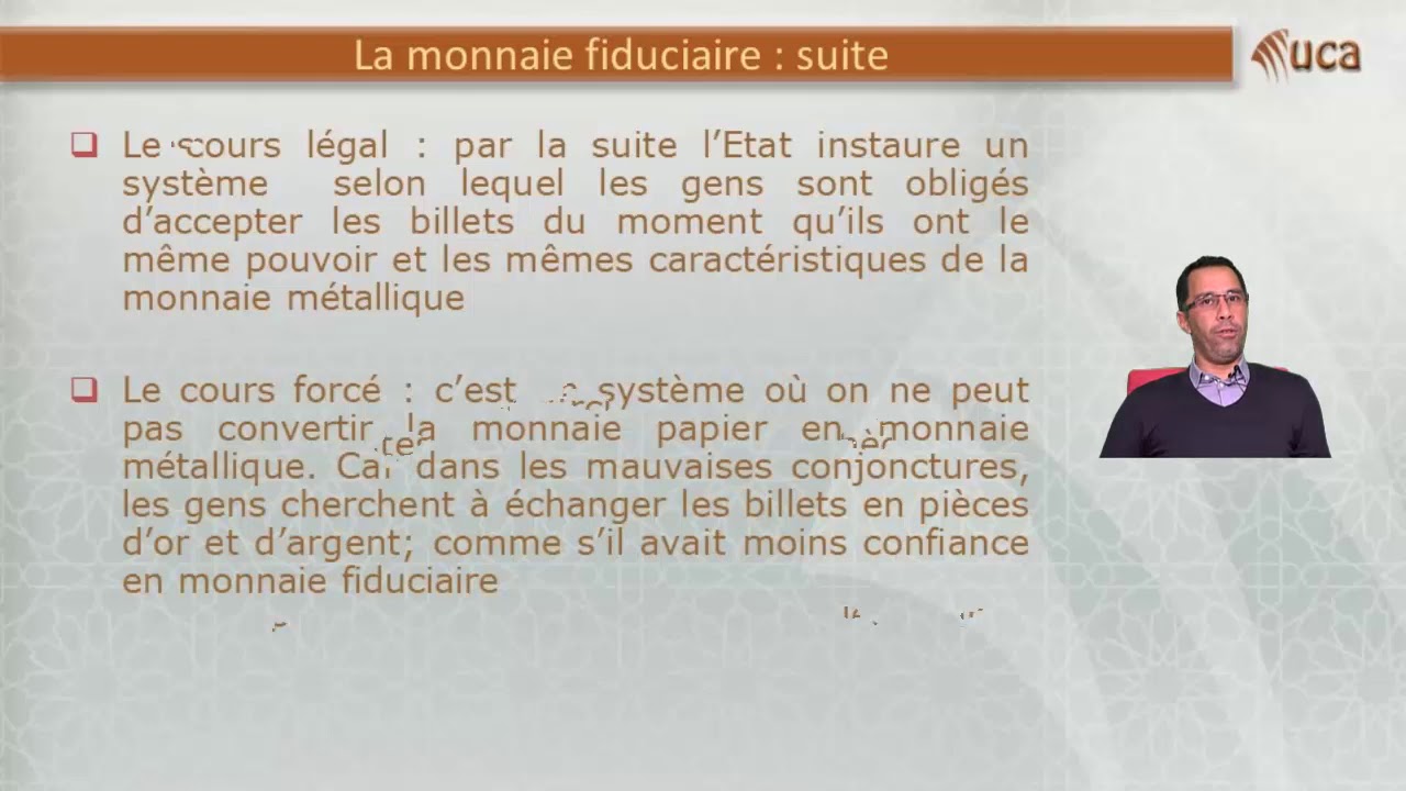 Chapitre 1: la monnaie, aperçu historique