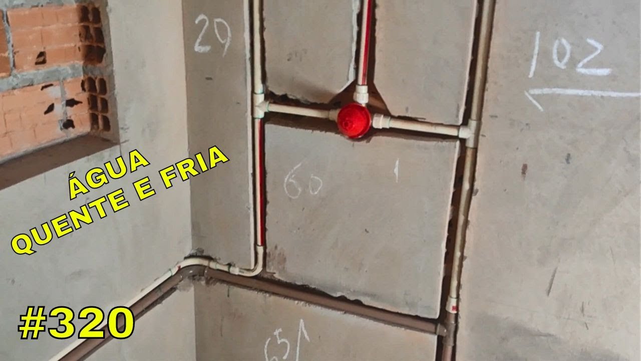 #320- Encanamento de Banheiro (&Aacute;gua quente e Fria)