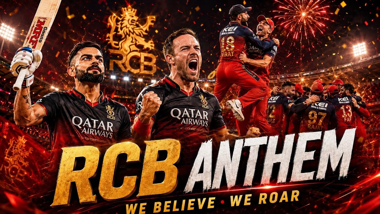 RCB Fan Anthem 2026 | We Believe, We Roar | Royal Challengers Bengaluru Tribute Song