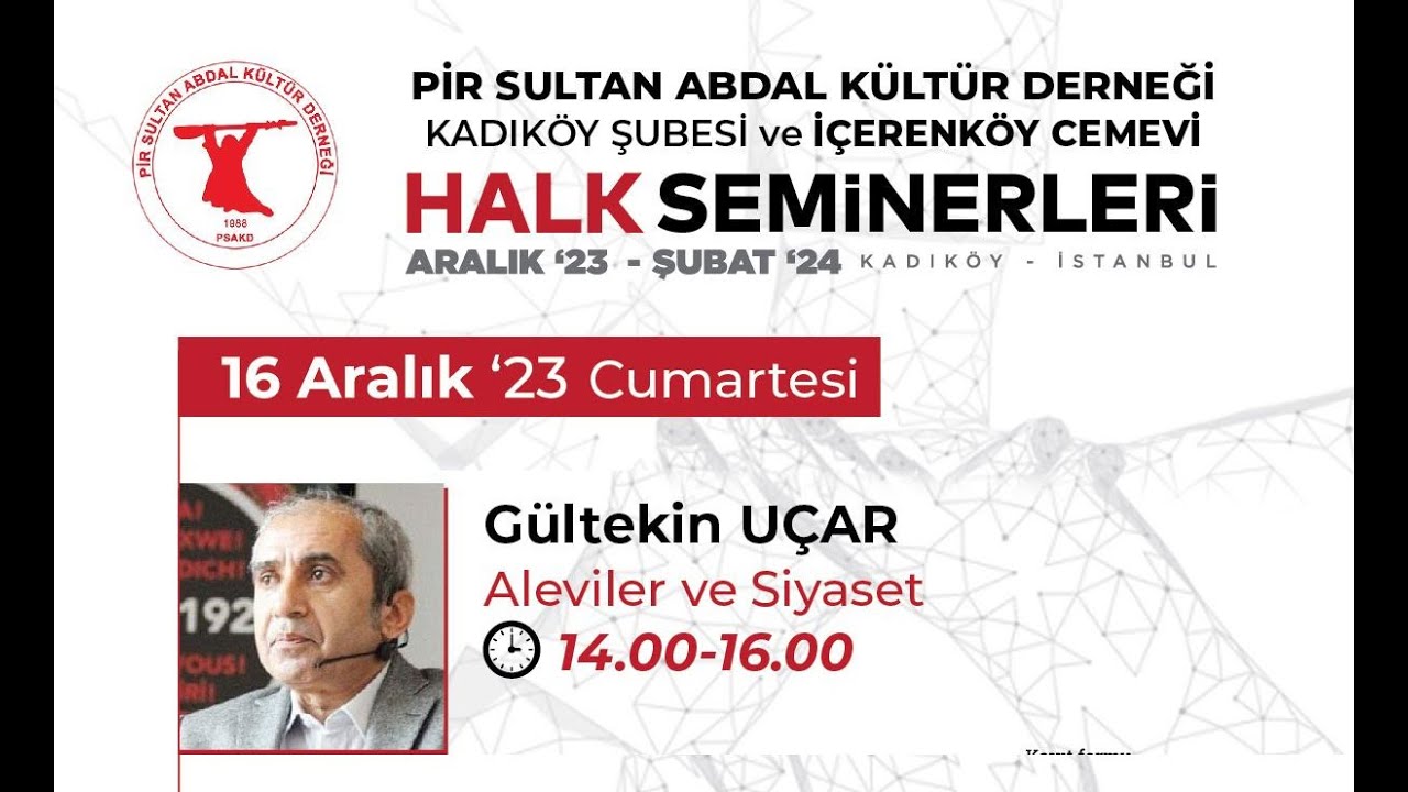 Aleviler ve Siyaset - Gültekin Uçar / Pir Sultan Abdal Kültür Merkezi