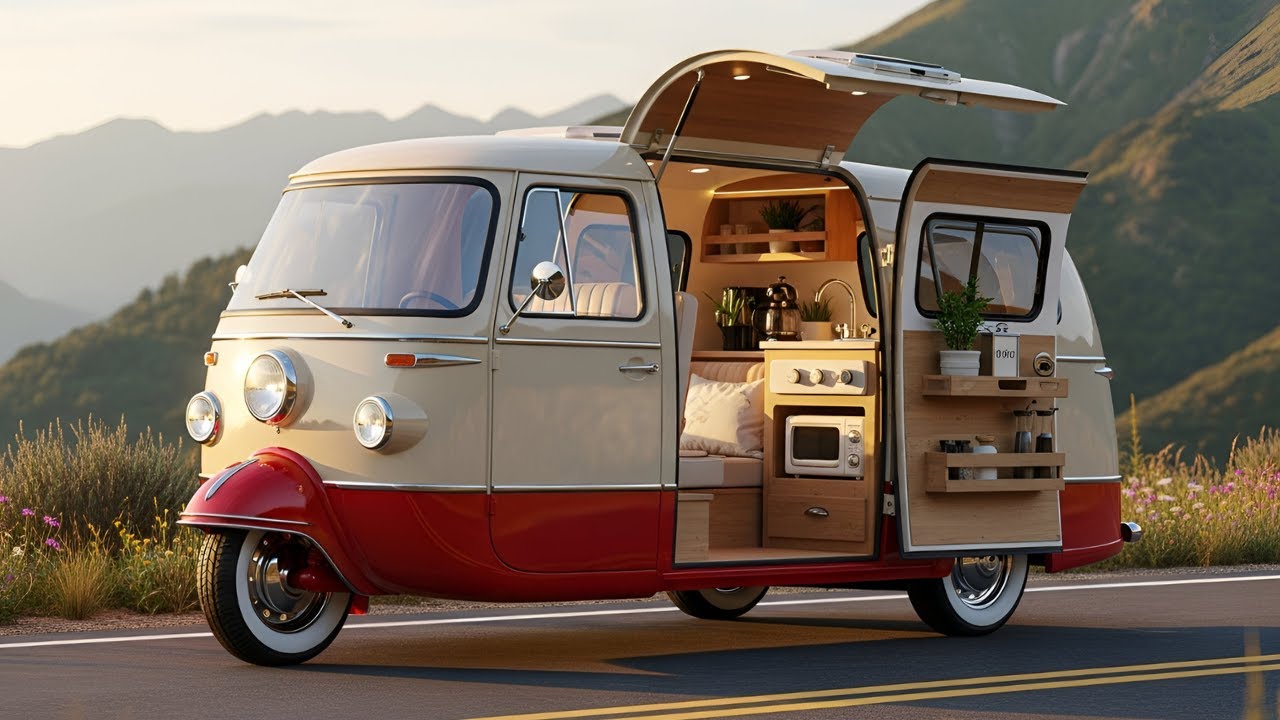 🔥 2050 Tech Meets 1950s Style | Next-Gen Camper Reveal