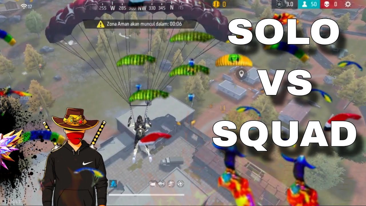 Solo Vs Squad Auto rata squad di map ini