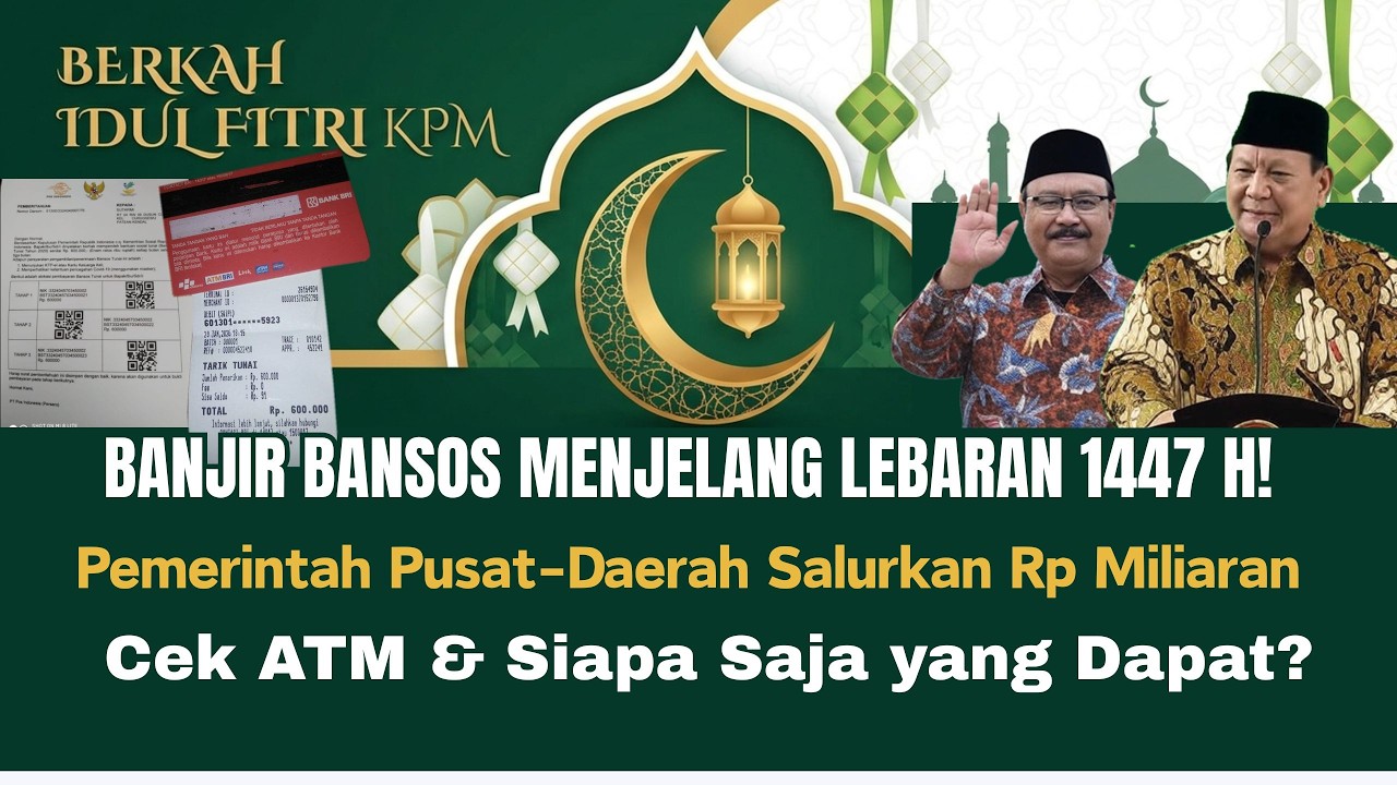 KABAR GEMBIRA RAMADHAN! Bansos Sembako, ATENSI & Pangan Cair Massal Jelang Idul Fitri – Undangan Sud