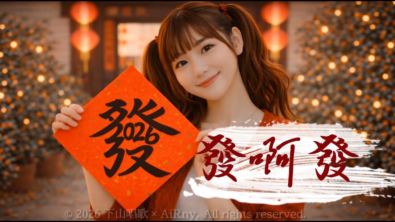 2026新年歌《发啊发》｜下山唱歌 Official MV｜#2026新年歌 #马年快乐