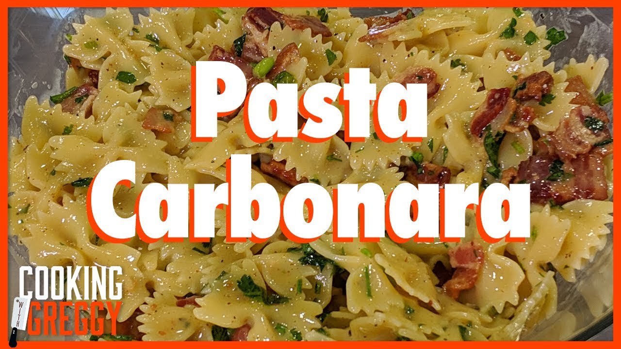 How to Make Pasta Carbonara (with Josh Macuga) - Cooking with Greggy