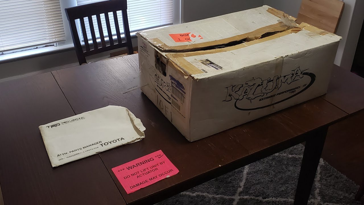 Unboxing a BRAND NEW Toyota 1MZ-FE TRD Kazuma Supercharger in 2021!!! 1/2