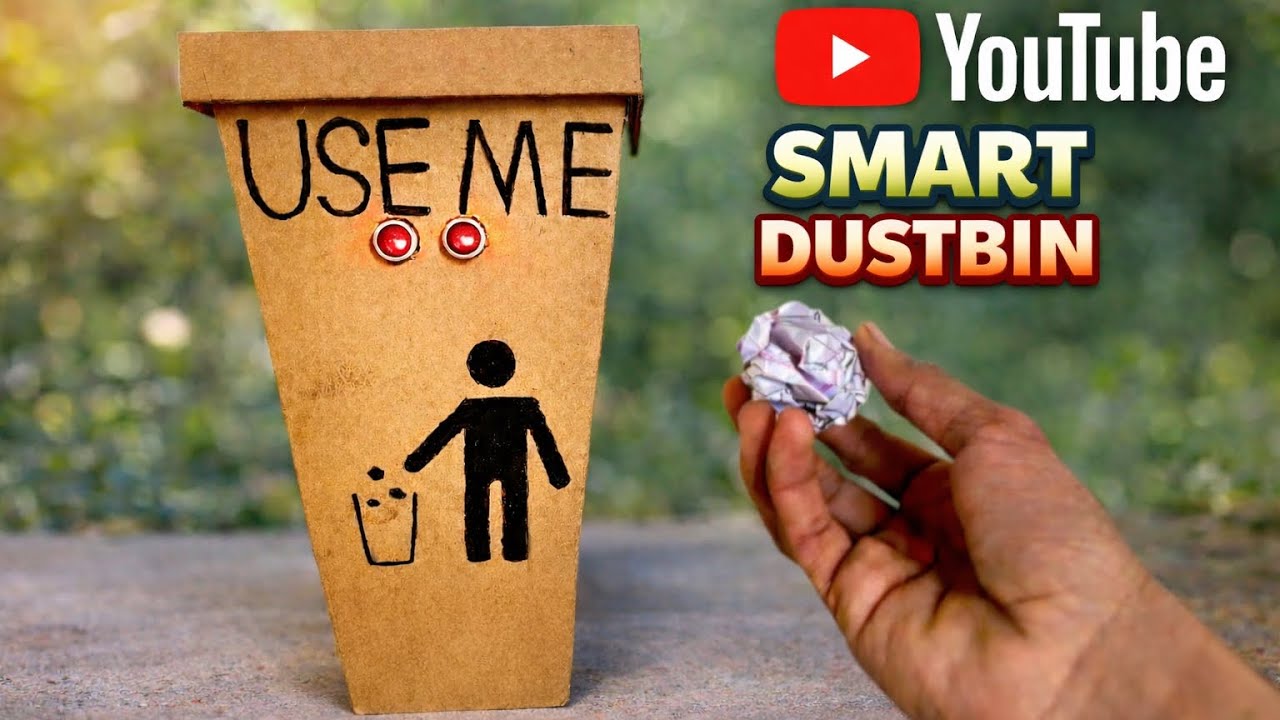 How to make a smart ￼ dustbin.. using Ardunio Nano  || ￼ science project