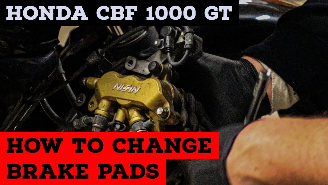 How to Change Brake Pads | Honda CBF1000 GT