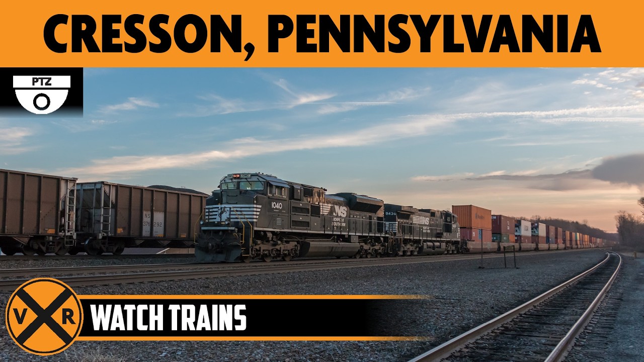 Cresson, Pennsylvania  |  LIVE Train Camera (PTZ)