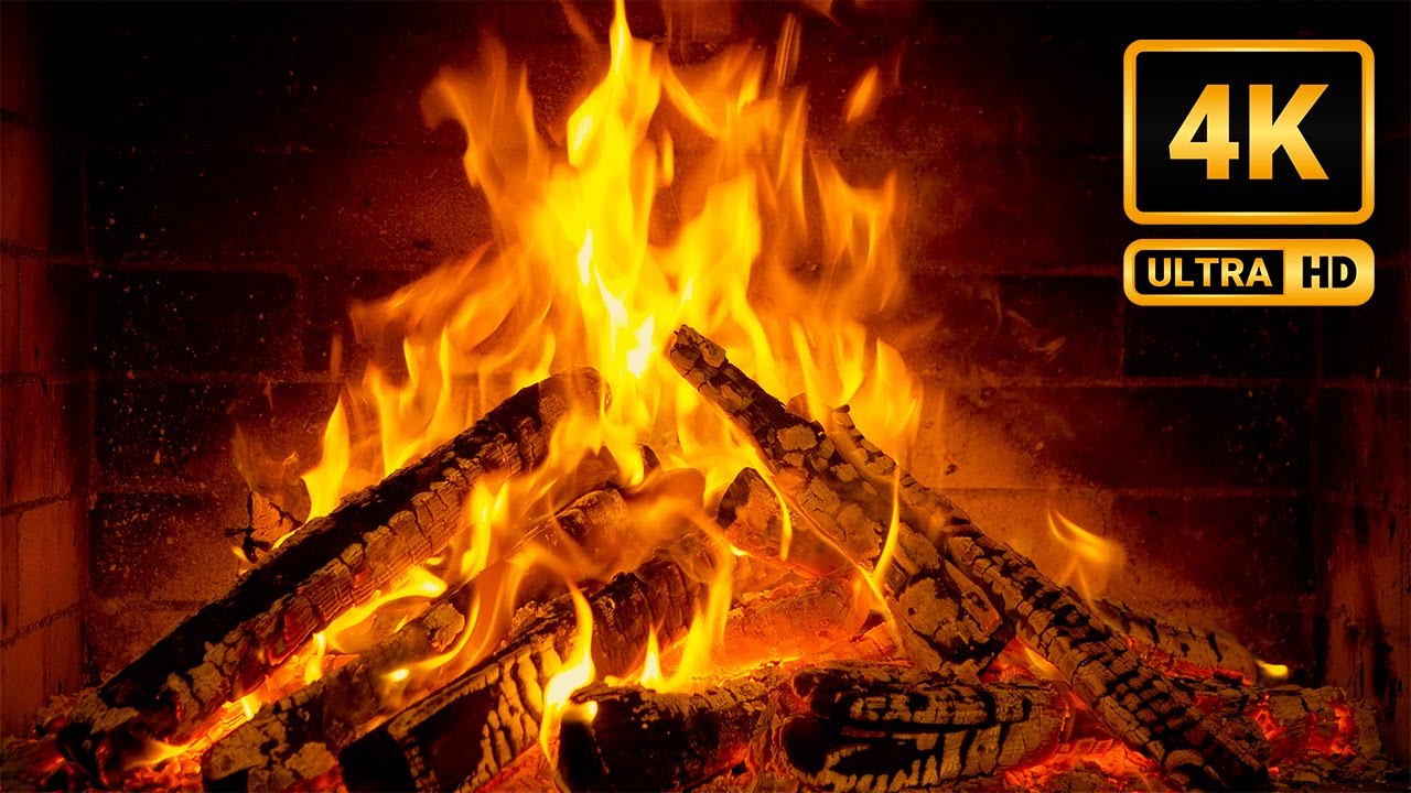 Friday Evening Jazz & Fireplace | Slow-Burning Logs and Soft Piano for Deep Relax
