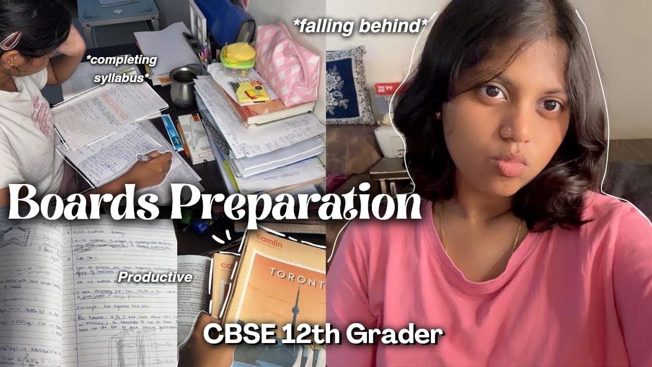 *falling behind*COMPLETING SYLLABUS || BOARD PREPARATION || CBSE 12th GRADER 