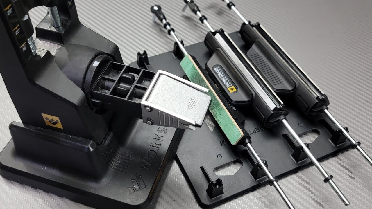 WORK SHARP PRECISION ADJUST KNIFE SHARPENER UPGRADE KIT TESTING REVIEW