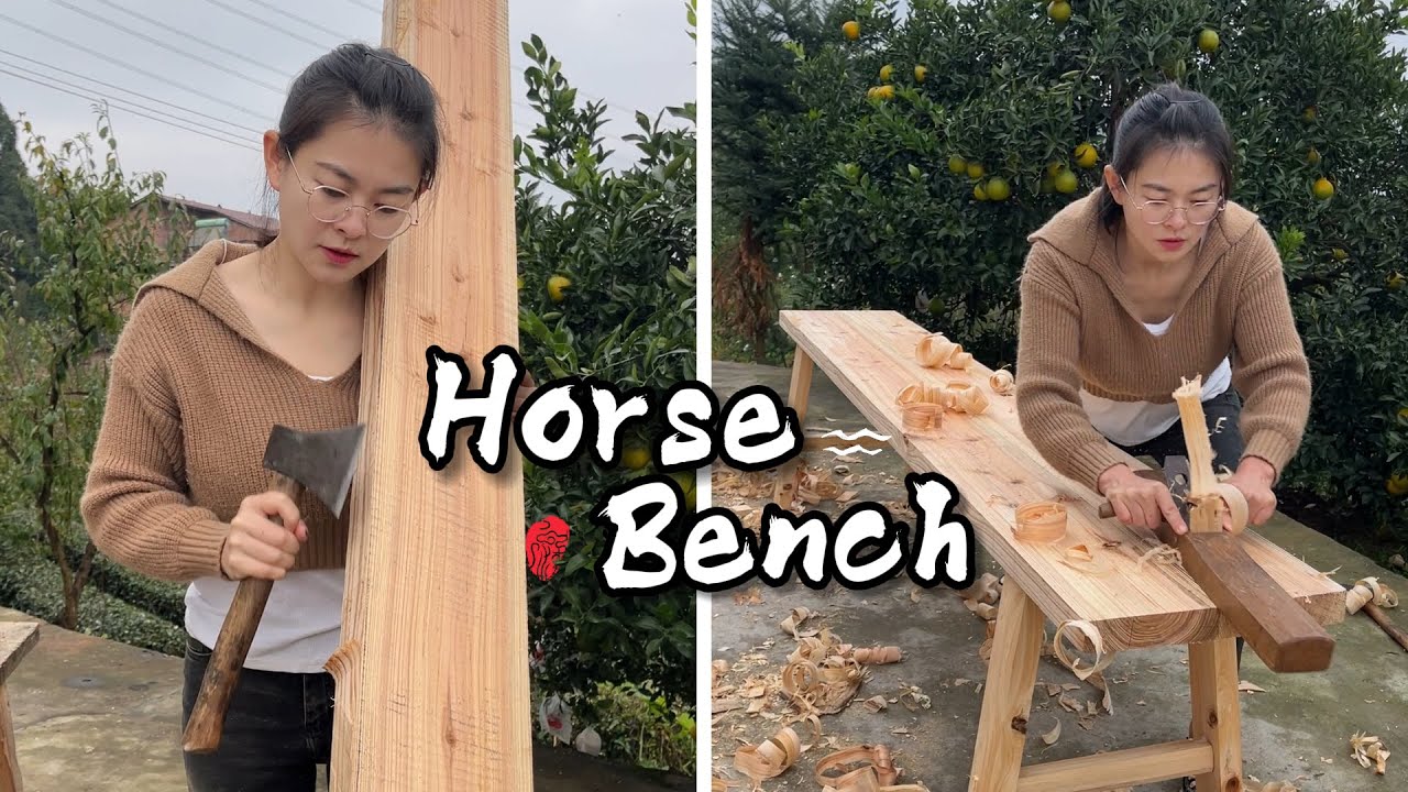 Handcrafting Ancient Woodworking Bench: Rural China’s Young Craftswoman | Slow Living