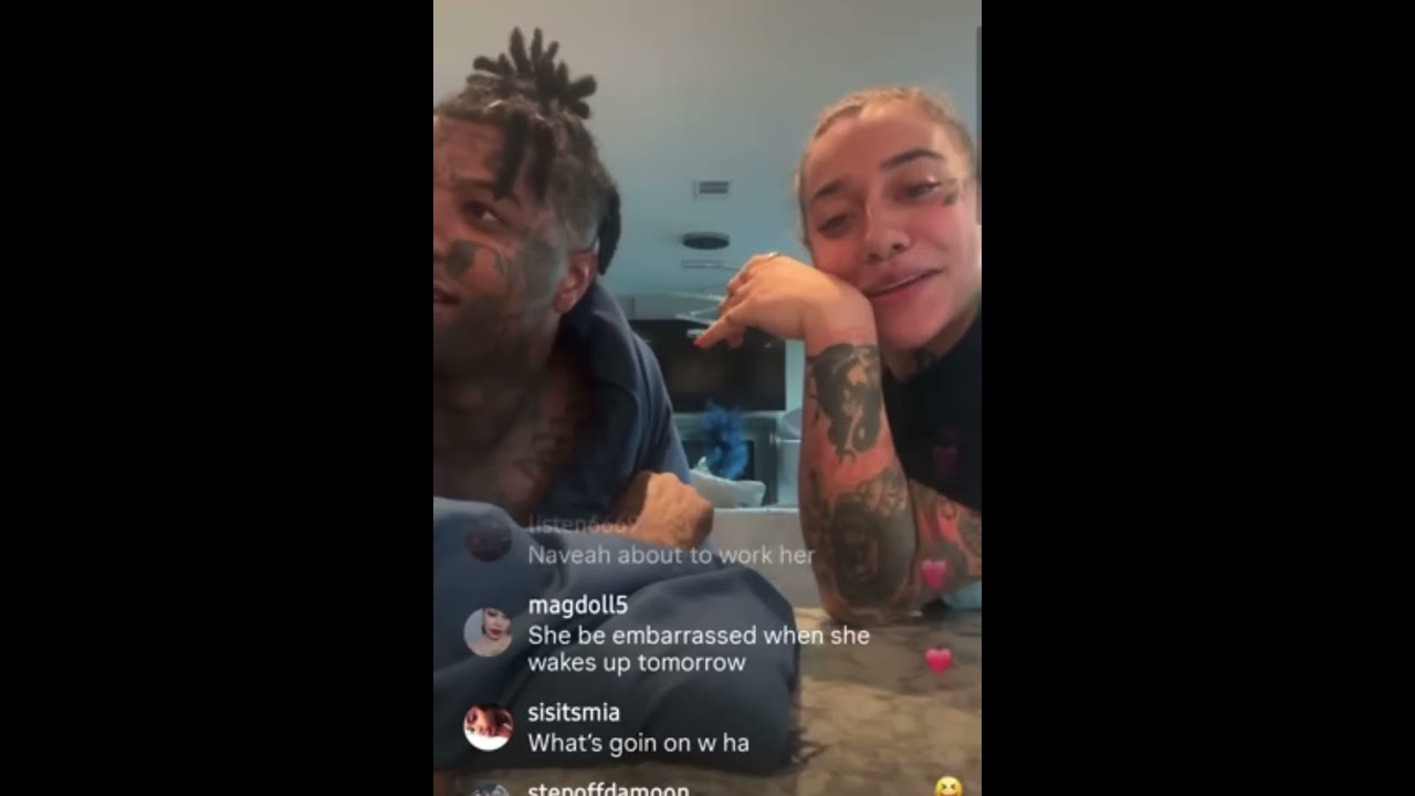 Blueface using live for his protection random girl trying to fight him 