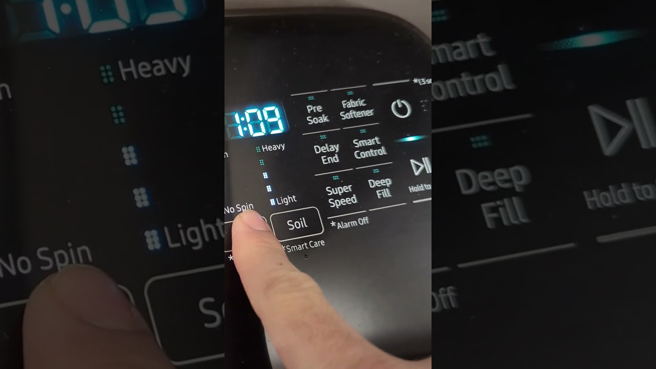 Spin Cycle Only on Samsung washer - Ub error