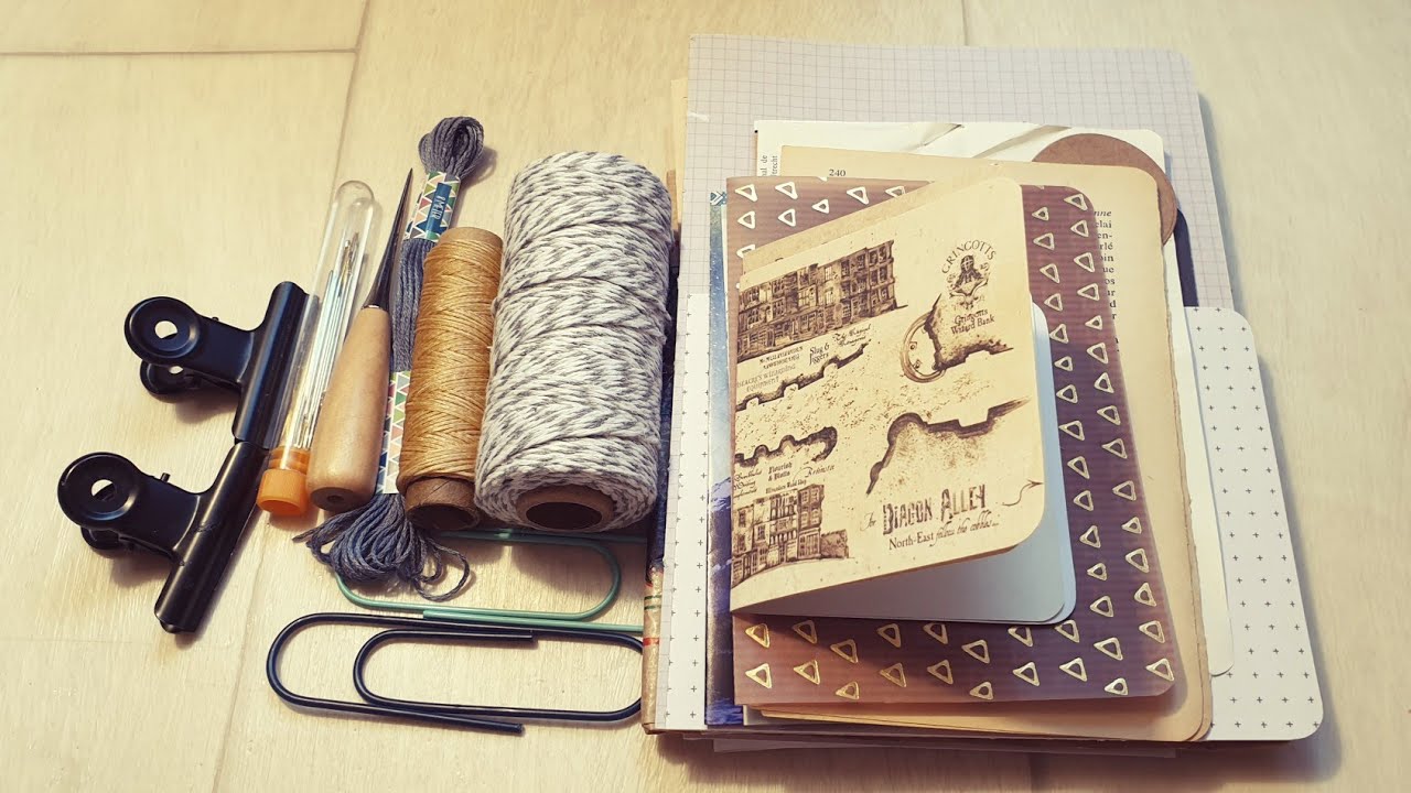 TUTO Junk Journal : Préparer ses papiers et organiser son Livret.