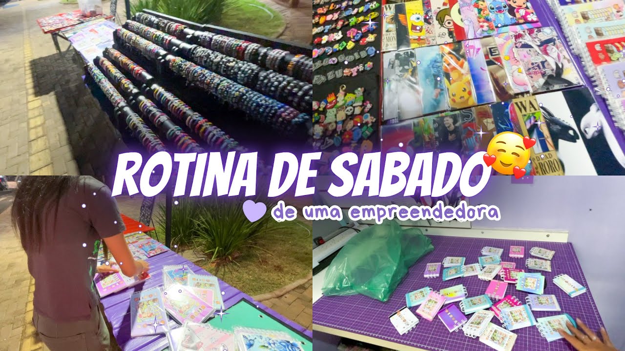 SÁBADO DE PRODUÇÃO E PRAÇA - ROTINA DE UMA EMPREENDEDORA