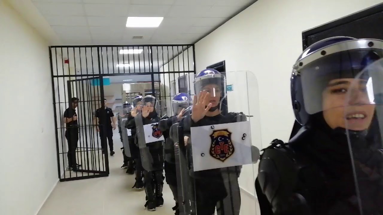 Ceza İnfaz ve Güvenlik Hizmetleri Programı Öğrencileri - Tatbikat