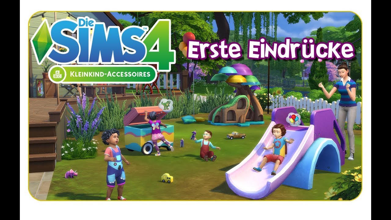 Die Sims 4: Kleinkind-Accessoires - Erste Eindrücke [CAS, Bällebad, Spielturm & more]